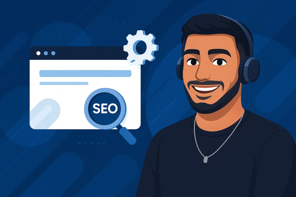 אנימציה עם גרפיקה של SEO